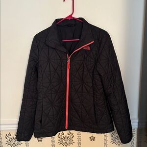 The North Face Black Quilted Jacket Large